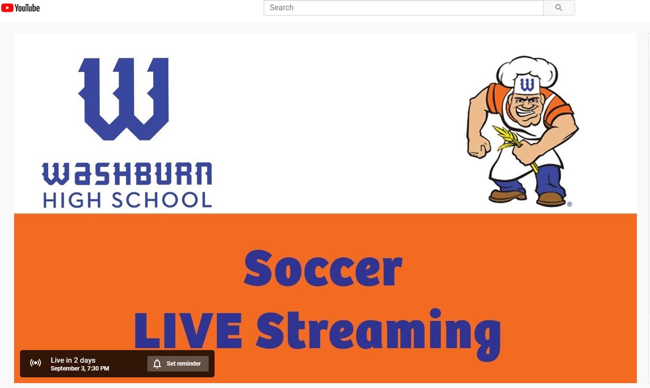 livestream Washburn Girls Soccer
